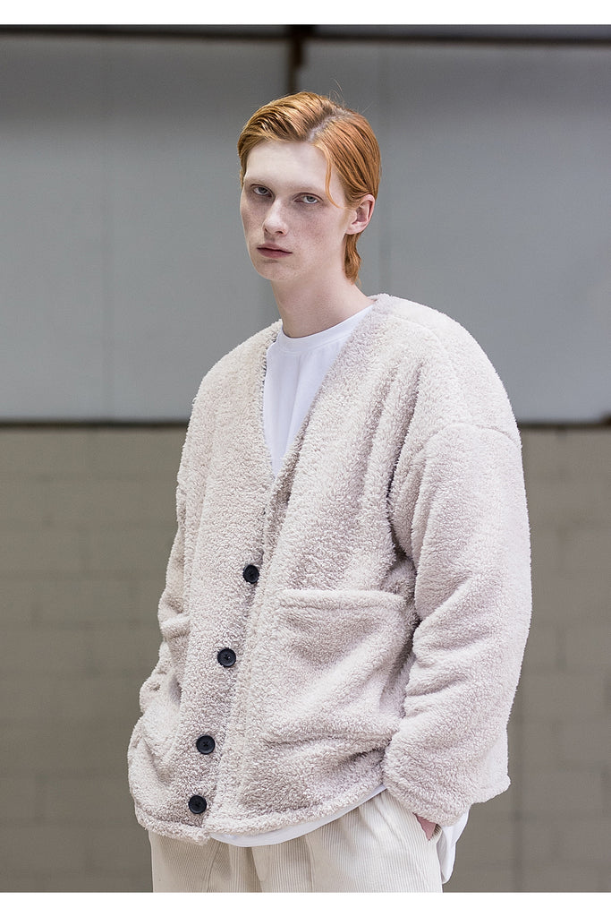 メスノウン(MASSNOUN) DOUBLE SOFT WOOL QUILTING CARDIGAN MFNCD001-BG