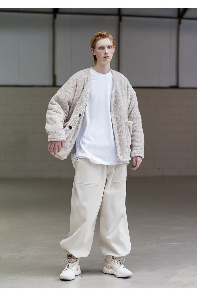 メスノウン(MASSNOUN) DOUBLE SOFT WOOL QUILTING CARDIGAN MFNCD001-BG
