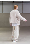 メスノウン(MASSNOUN) DOUBLE SOFT WOOL QUILTING CARDIGAN MFNCD001-BG