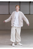 メスノウン(MASSNOUN) DOUBLE SOFT WOOL QUILTING CARDIGAN MFNCD001-BG