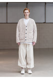 メスノウン(MASSNOUN) DOUBLE SOFT WOOL QUILTING CARDIGAN MFNCD001-BG