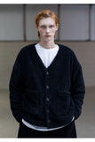 メスノウン(MASSNOUN) DOUBLE SOFT WOOL QUILTING CARDIGAN MFNCD001-BK