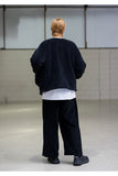メスノウン(MASSNOUN) DOUBLE SOFT WOOL QUILTING CARDIGAN MFNCD001-BK