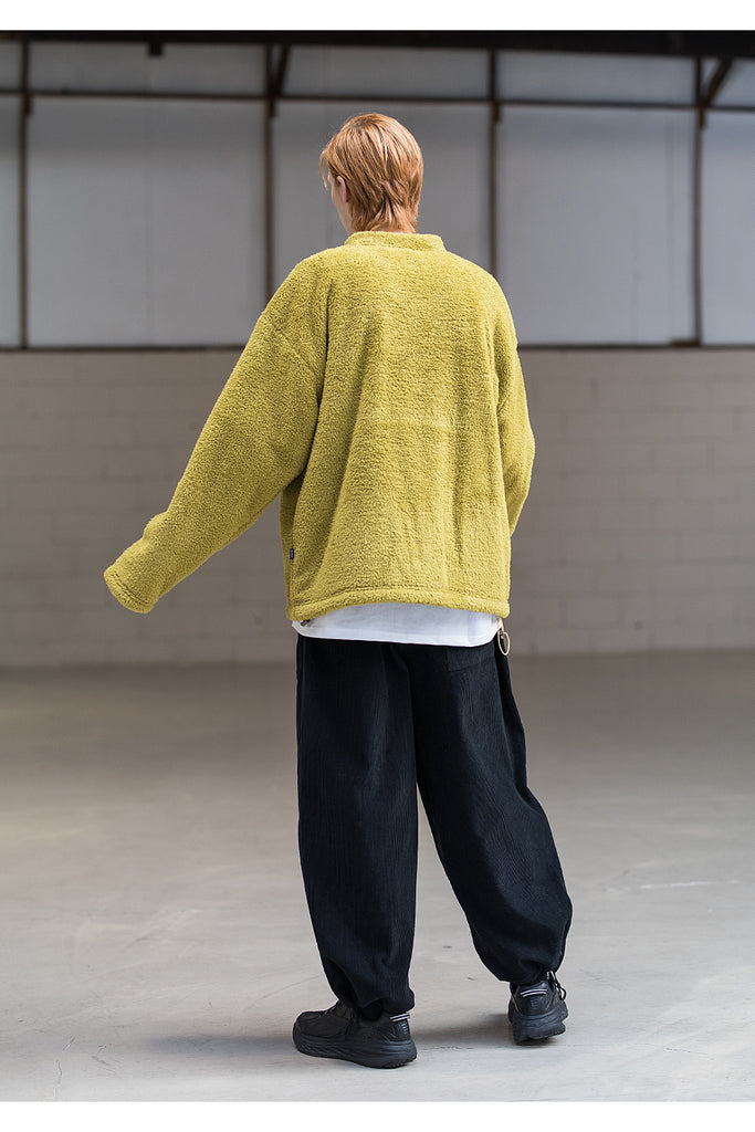 メスノウン(MASSNOUN) SL LOGO POCKET DOUBLE SOFT WOOL MFNCR004-AC