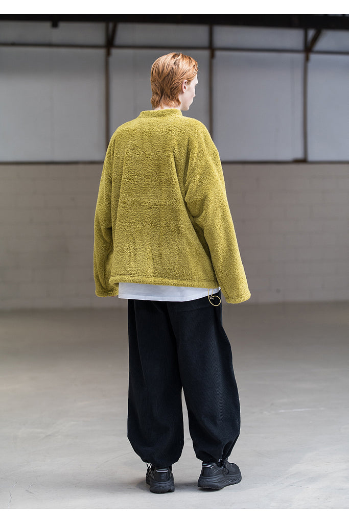 メスノウン(MASSNOUN) SL LOGO POCKET DOUBLE SOFT WOOL MFNCR004-AC