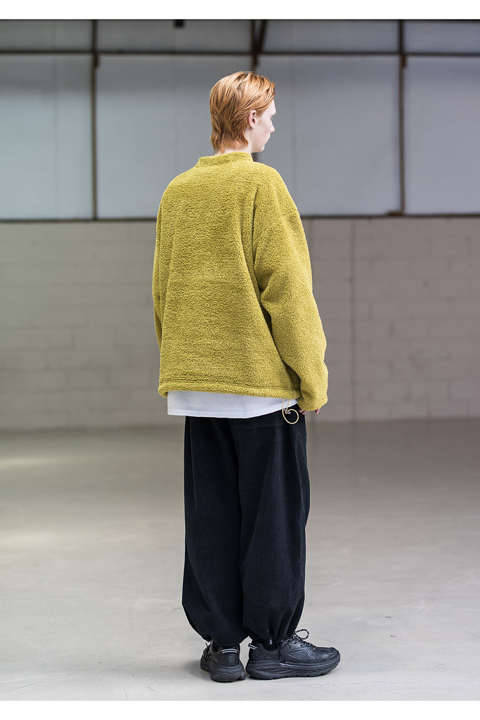 メスノウン(MASSNOUN) SL LOGO POCKET DOUBLE SOFT WOOL MFNCR004-AC