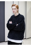 メスノウン(MASSNOUN) SL LOGO POCKET DOUBLE SOFT WOOL MFNCR004-BK