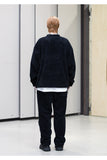 メスノウン(MASSNOUN) SL LOGO POCKET DOUBLE SOFT WOOL MFNCR004-BK