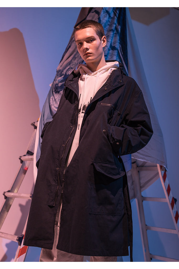 メスノウン(MASSNOUN) M-51 BELTED FISHTAIL COAT MFNCT001-NV