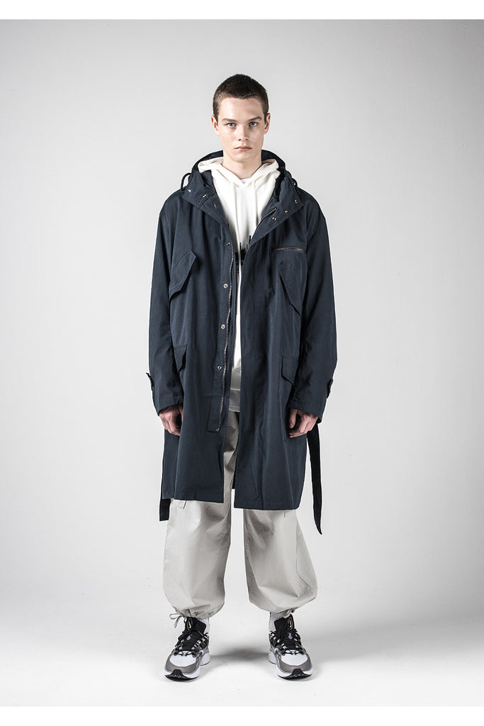 メスノウン(MASSNOUN) M-51 BELTED FISHTAIL COAT MFNCT001-NV