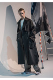 メスノウン(MASSNOUN)  CARGO POCKET OVERSIZED MAXICOAT MFNCT002-BK