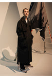 メスノウン(MASSNOUN)  CARGO POCKET OVERSIZED MAXICOAT MFNCT002-BK