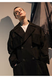メスノウン(MASSNOUN)  CARGO POCKET OVERSIZED MAXICOAT MFNCT002-BK