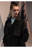 メスノウン(MASSNOUN)  CARGO POCKET OVERSIZED MAXICOAT MFNCT002-BK