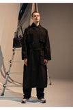 メスノウン(MASSNOUN)  CARGO POCKET OVERSIZED MAXICOAT MFNCT002-BK