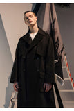 メスノウン(MASSNOUN)  CARGO POCKET OVERSIZED MAXICOAT MFNCT002-BK
