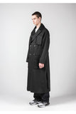 メスノウン(MASSNOUN)  CARGO POCKET OVERSIZED MAXICOAT MFNCT002-BK