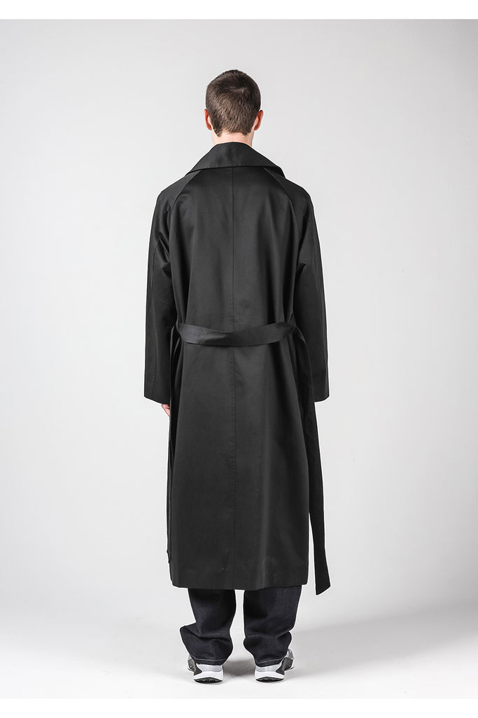 メスノウン(MASSNOUN)  CARGO POCKET OVERSIZED MAXICOAT MFNCT002-BK