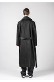 メスノウン(MASSNOUN)  CARGO POCKET OVERSIZED MAXICOAT MFNCT002-BK