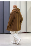 メスノウン(MASSNOUN) BOA FLEECE BONDED OVERSIZED DUFFEL COAT MFNCT004-BG