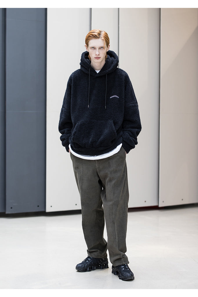 メスノウン(MASSNOUN) OL ARCH LOGO DOUBLE SOFT WOOL HODIE MFNHD005-BK