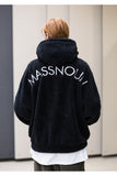 メスノウン(MASSNOUN) OL ARCH LOGO DOUBLE SOFT WOOL HODIE MFNHD005-BK