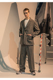 メスノウン(MASSNOUN)  TWO BUTTON CHECK JACKET MFNJK002-DG