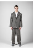 メスノウン(MASSNOUN)  TWO BUTTON CHECK JACKET MFNJK002-DG