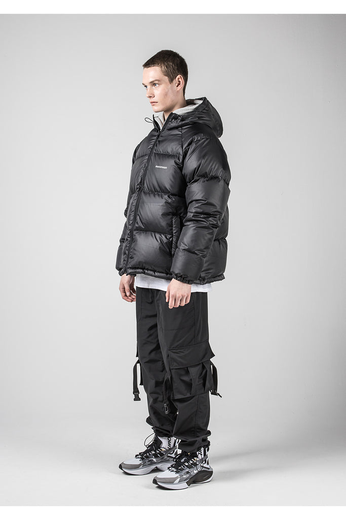 メスノウン(MASSNOUN)  SL LOGO REFLECTIVE STANDARD PADDING MFNPD001-BK