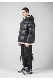 メスノウン(MASSNOUN)  SL LOGO REFLECTIVE STANDARD PADDING MFNPD001-BK