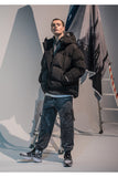 メスノウン(MASSNOUN) SL LOGO DETACHABLE HOOD PADDING MFNPD002-BK