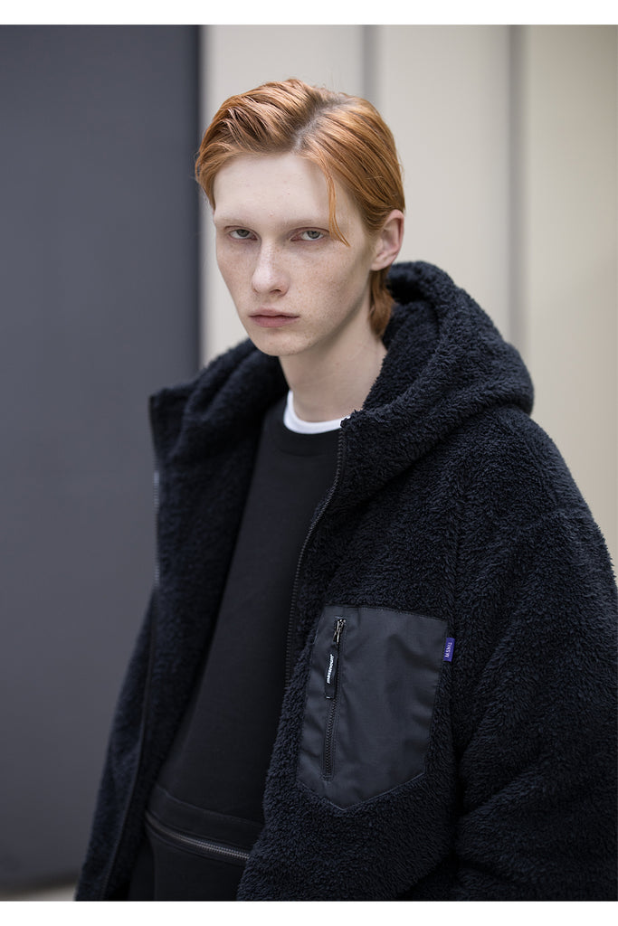 メスノウン(MASSNOUN) NUCLEAR TURTLE DOUBE SOFT WOOL JUMPER MFNPD003-BK