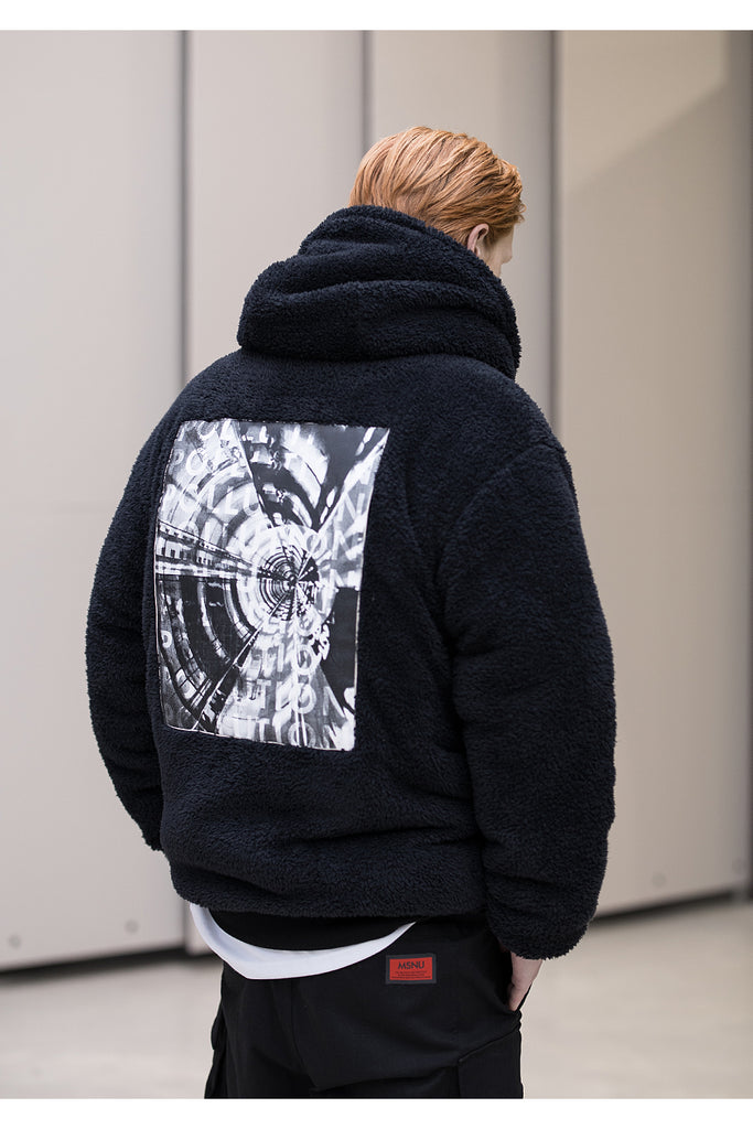 メスノウン(MASSNOUN) NUCLEAR TURTLE DOUBE SOFT WOOL JUMPER MFNPD003-BK