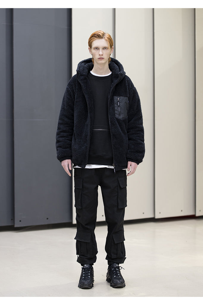 メスノウン(MASSNOUN) NUCLEAR TURTLE DOUBE SOFT WOOL JUMPER MFNPD003-BK