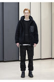 メスノウン(MASSNOUN) NUCLEAR TURTLE DOUBE SOFT WOOL JUMPER MFNPD003-BK