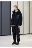 メスノウン(MASSNOUN) NUCLEAR TURTLE DOUBE SOFT WOOL JUMPER MFNPD003-BK