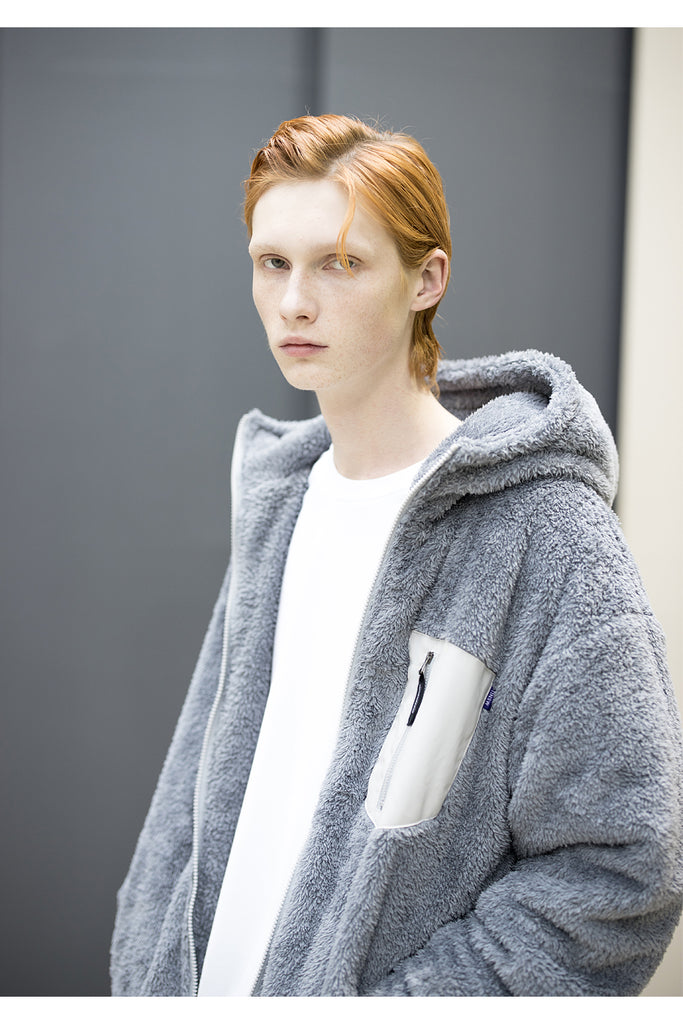 メスノウン(MASSNOUN)NUCLEAR TURTLE DOUBE SOFT WOOL JUMPER MFNPD003-GY