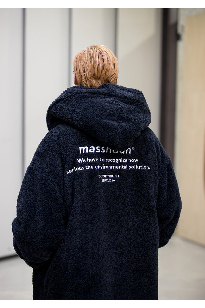 メスノウン(MASSNOUN)OBJECT DOUBLE SOFT WOOL LONG JUMPER MFNPD004-BK