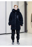 メスノウン(MASSNOUN)OBJECT DOUBLE SOFT WOOL LONG JUMPER MFNPD004-BK