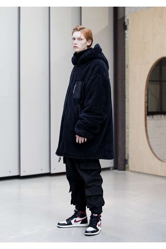 メスノウン(MASSNOUN)OBJECT DOUBLE SOFT WOOL LONG JUMPER MFNPD004-BK