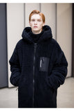 メスノウン(MASSNOUN)OBJECT DOUBLE SOFT WOOL LONG JUMPER MFNPD004-BK