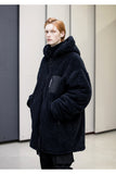 メスノウン(MASSNOUN)OBJECT DOUBLE SOFT WOOL LONG JUMPER MFNPD004-BK