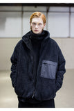 メスノウン(MASSNOUN)SL LOGO WHALE REVERSIBLE DOUBLE SOFT WOOL JUMPER MFNZP003-BK