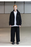 メスノウン(MASSNOUN)SL LOGO WHALE REVERSIBLE DOUBLE SOFT WOOL JUMPER MFNZP003-BK