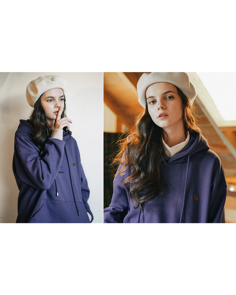 ダブルユーブイプロジェクト(WV PROJECT) CLAY HALFNECK HOOD  NAVY MJHD7316