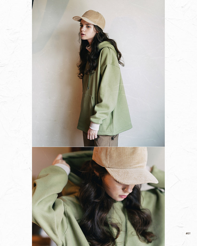 ダブルユーブイプロジェクト(WV PROJECT) CLAY HALFNECK HOOD OLIVE MJHD7316