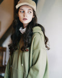 ダブルユーブイプロジェクト(WV PROJECT) CLAY HALFNECK HOOD OLIVE MJHD7316