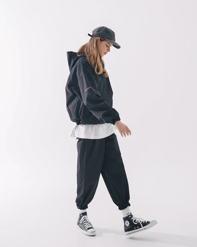 ダブルユーブイプロジェクト(WV PROJECT) Rex Anorak Hooded Black MJHD7462