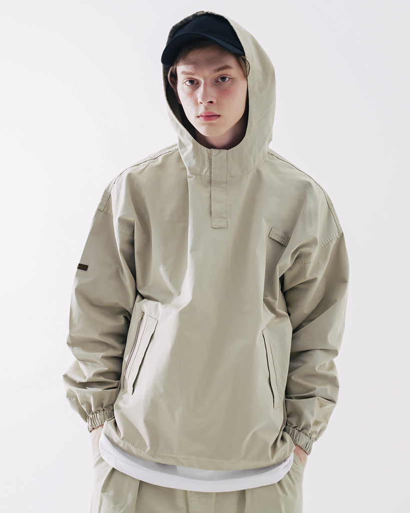 ダブルユーブイプロジェクト(WV PROJECT) Rex Anorak Hooded GreyBeige MJHD7462