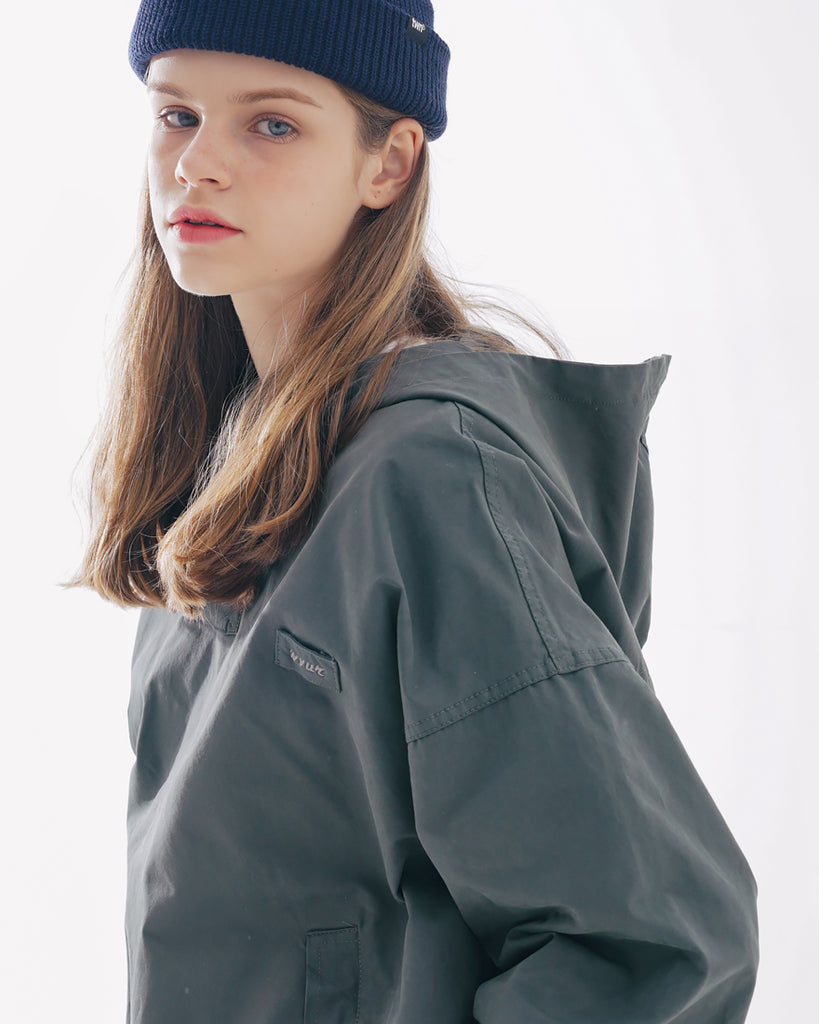 ダブルユーブイプロジェクト(WV PROJECT) Rex Anorak Hooded Dark Grey MJHD7462